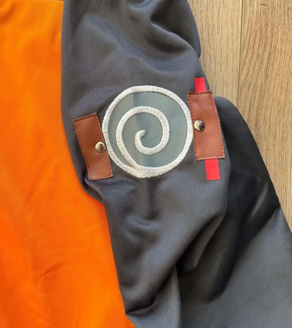 Naruto Shippuden Uzumaki Naruto Character Cosplay Zip-Up Jacket